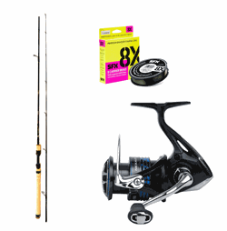 A.Jensen Pandion INSTINCT 10 fod - 10/40 gr + Shimano Nexave 4000 + fletline